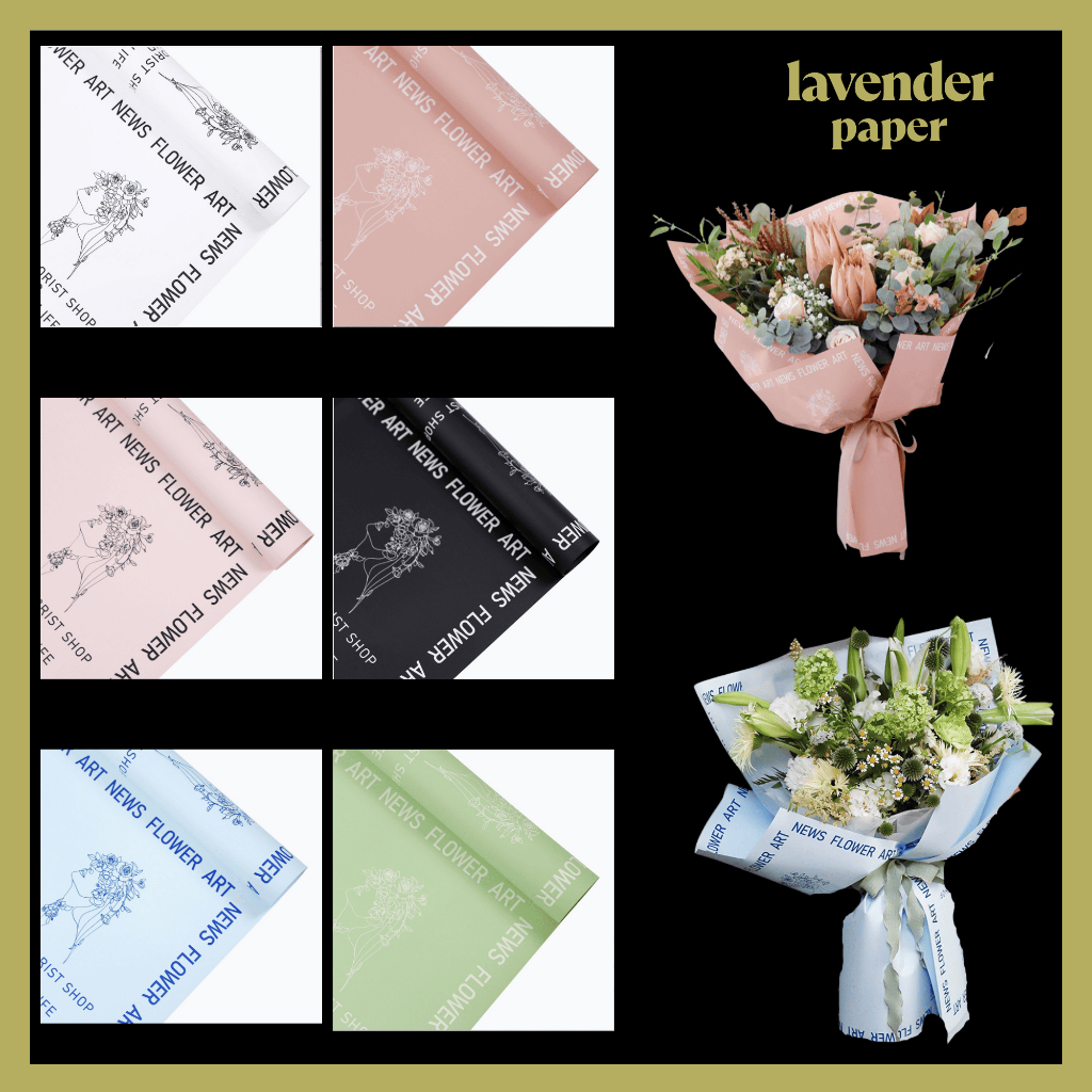

20 LEMBAR Kertas Buket Bunga Cellophane Flower Wrapping Paper /Kertas Kado Waterproof Florist KB112