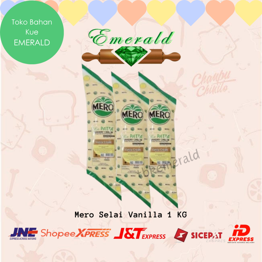 

Mero Selai Vanilla/Susu Lepatta 1 Kg