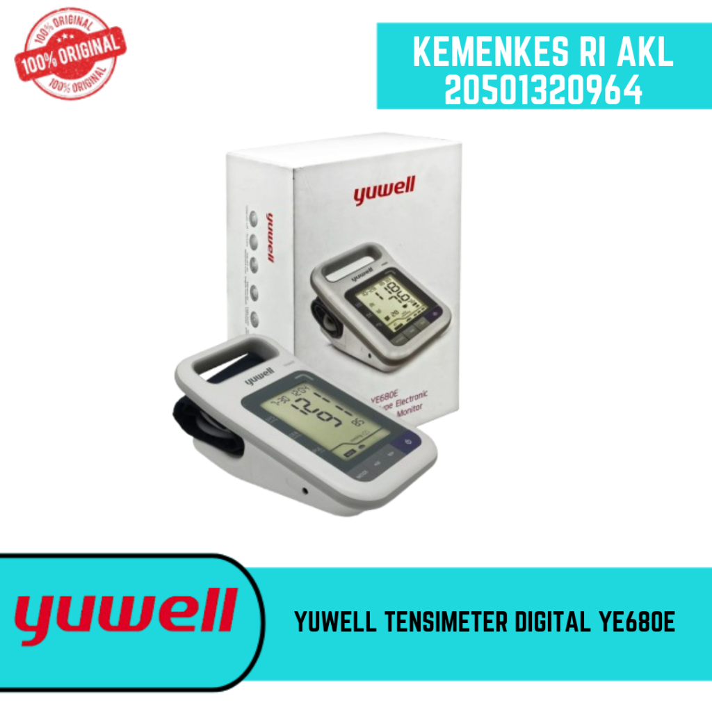 Yuwell Tensimeter Digital YE680E Alat Tes Tekanan Darah