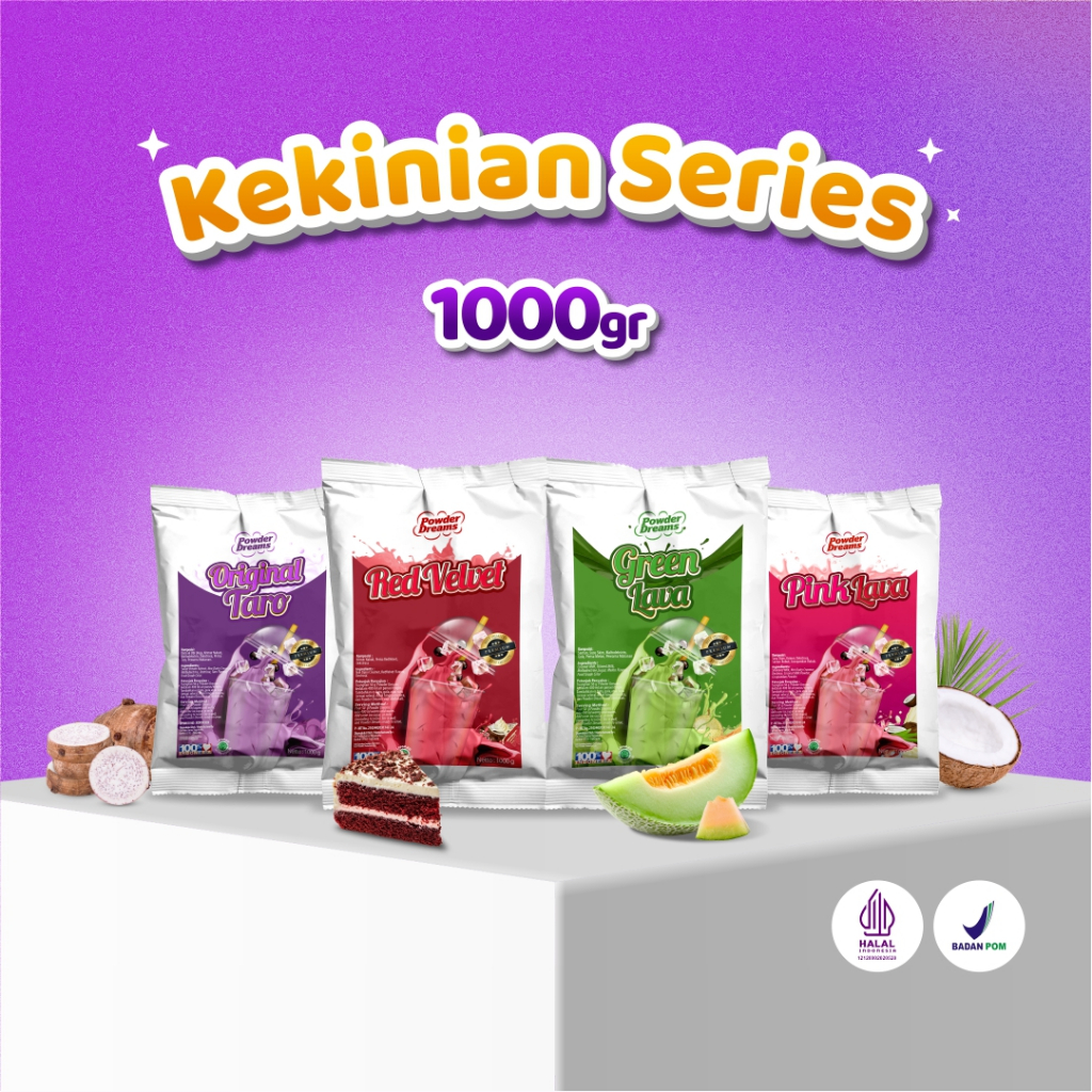 

Powder Dreams - Bubuk Minuman Series Kekinian Kemasan 1 KG