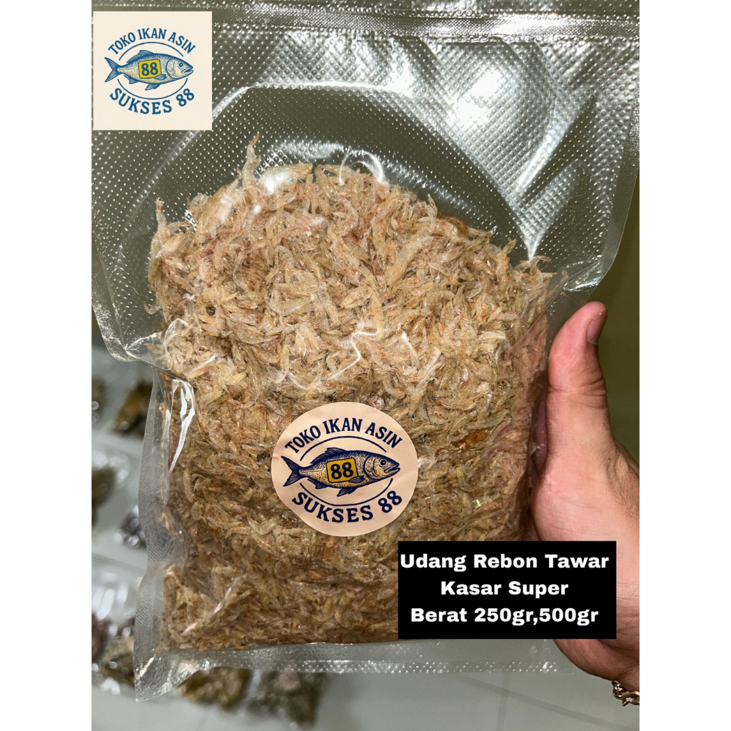 

Udang Rebon Kasar Super 250gr / 500gr | Rebon Kering Segar | Kualitas Premium – Sukses 88
