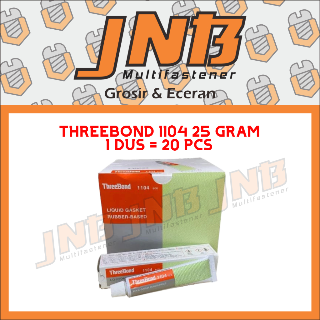 

ucl_gramari - threebond 1104 gasket rubber 25gr 20 pcs - lem paking gasket