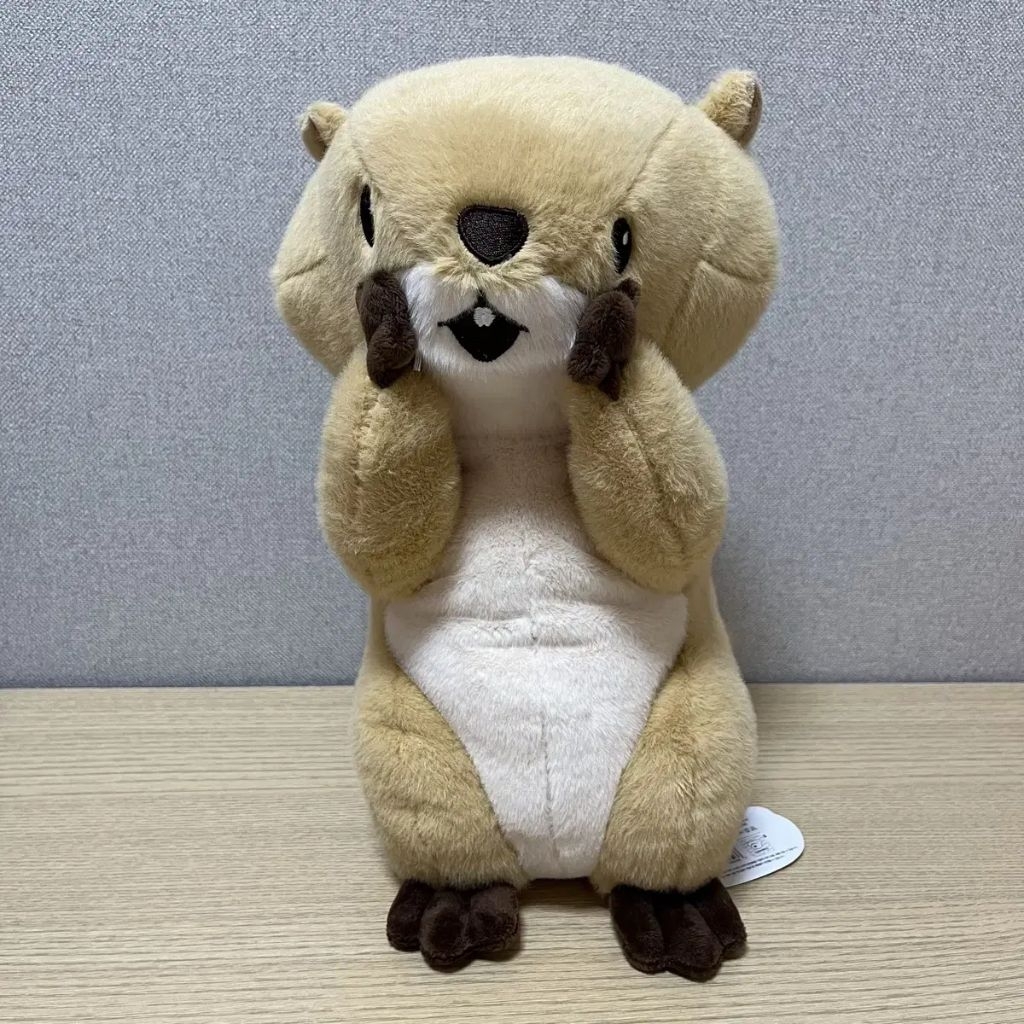 Boneka Hewan Berang Berang Otter Rascal Bulu Halus Lembut Ekspresi Kaget| Edukasi Hewan