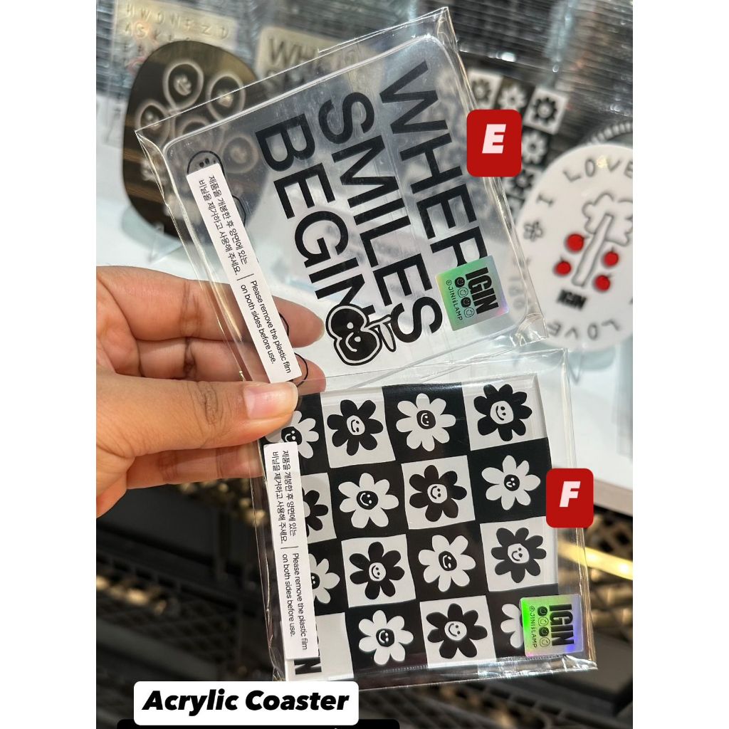 Hisperingin_ [ Stock] Igin Merch Official By Bts Jin Igin Tonic Apple Gin Saekom Muscat Subak Cherry