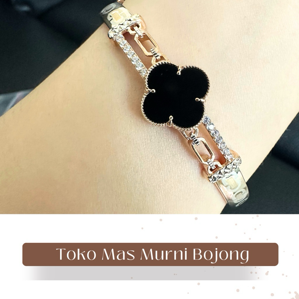 Gelang emas bangle panklip 8K toko mas murni