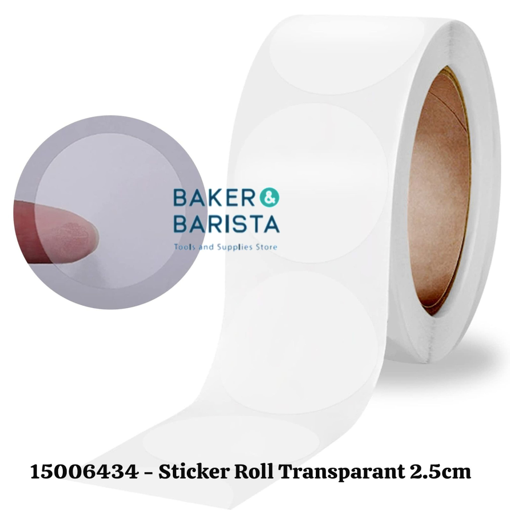 

Sticker Roll Transparant 2.5cm / Sticker Hiasan Untuk Box Toples Gift DIY