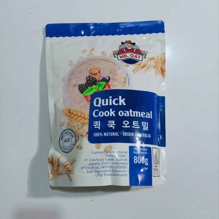 

[oddsolshop] pekanbaru/MR OAT Quick Cook Oatmeal 800GR Halal Oat Meal Cepat Masak