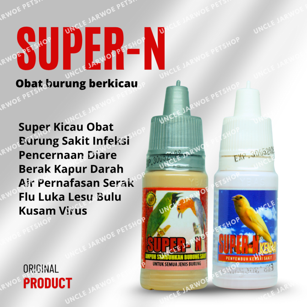 SUPER - N Obat burung sakit Super Kicau