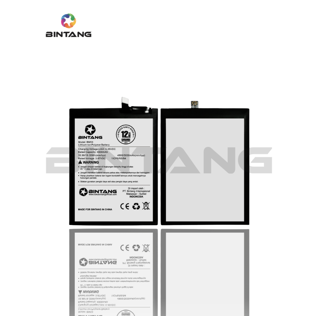 BATERAI BINTANG XIAOMI MI 10T PRO/BM53