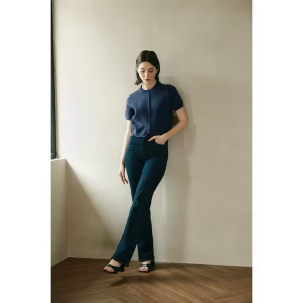 Glla - Margot Top Knit Size S-M | megan mahela in navy [PL]
