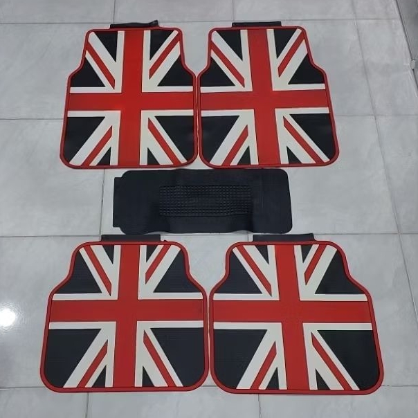 Karpet mobil motif bendera Inggris