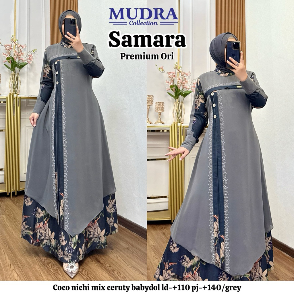 GAMIS DRESS SAMARA ORIGINAL BY MUDRA