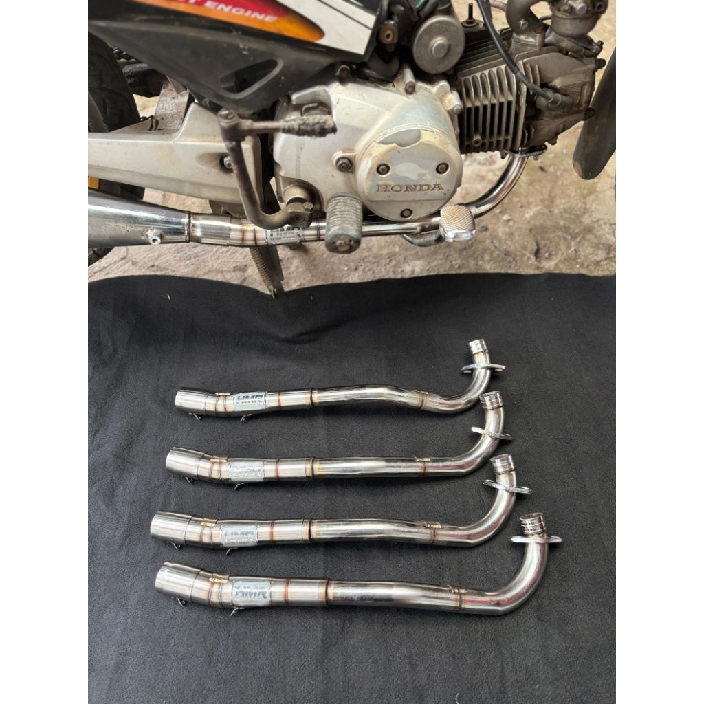 leher only netral pnp slincer ori kharisma/supra125 old original HMR RACING EXHAUST