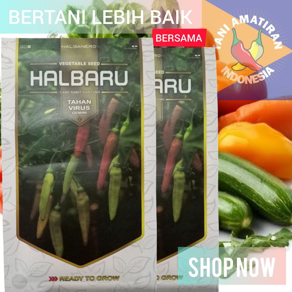 HALBARU cabe rawit tahan virus dari HALBANERO 10gr