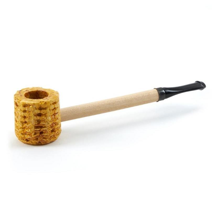 Missouri Meerschaum Short Stop Corn Cob Pipe - Pipa Cangklong - Pipa Jagung