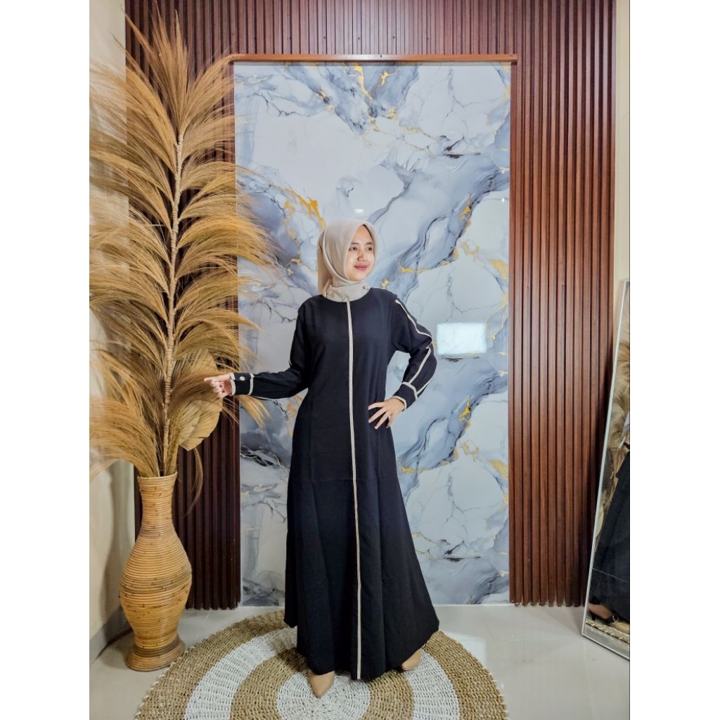 ABAYA POLOS LIST | ABAYA TERBARU SIMPLE ELEGAN