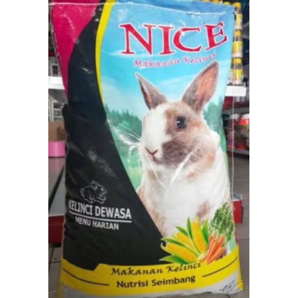pakan kelinci nice kemasan 20kg