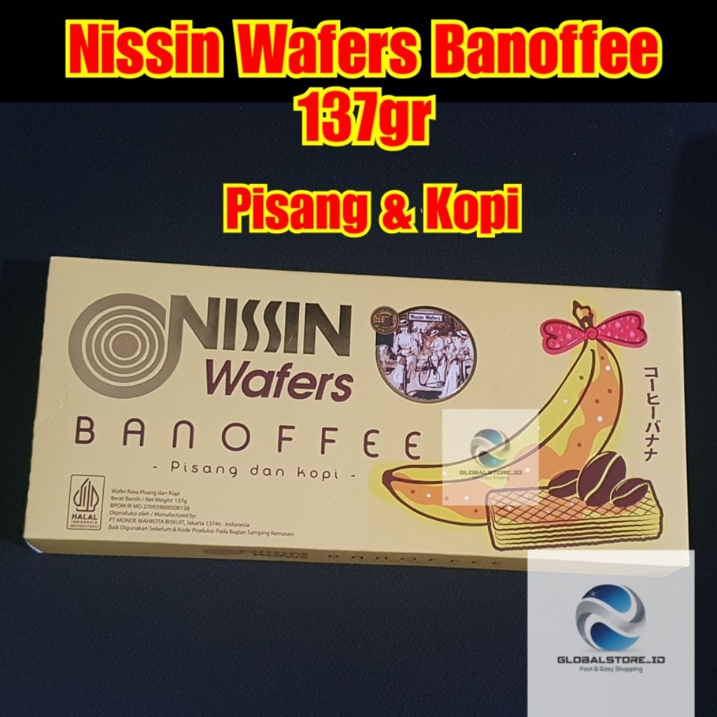 

Nissin Wafers Banoffee / Banana Coffee 137gr