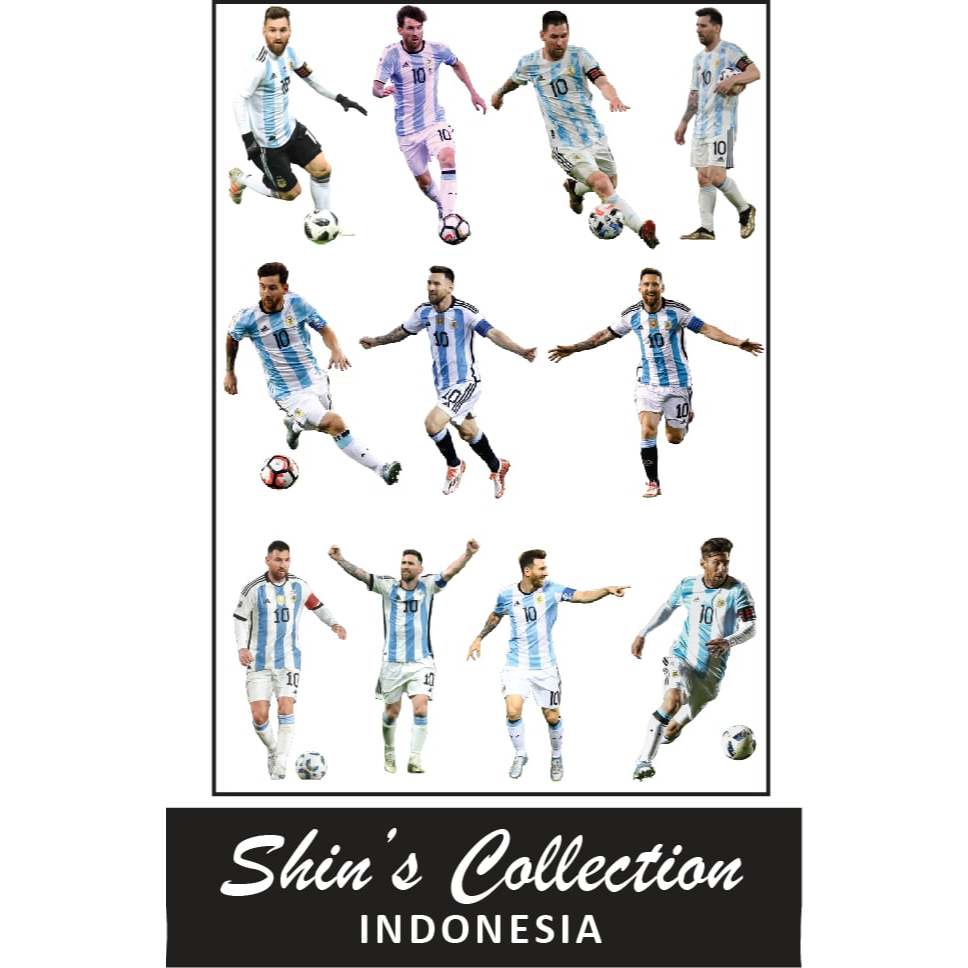 

Sticker stiker Lionel Messi soccer 1 pc