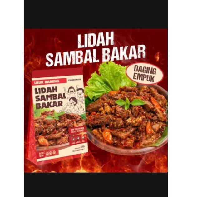 

Lahap bareng-Lidah sambel bakar pedas 150gr