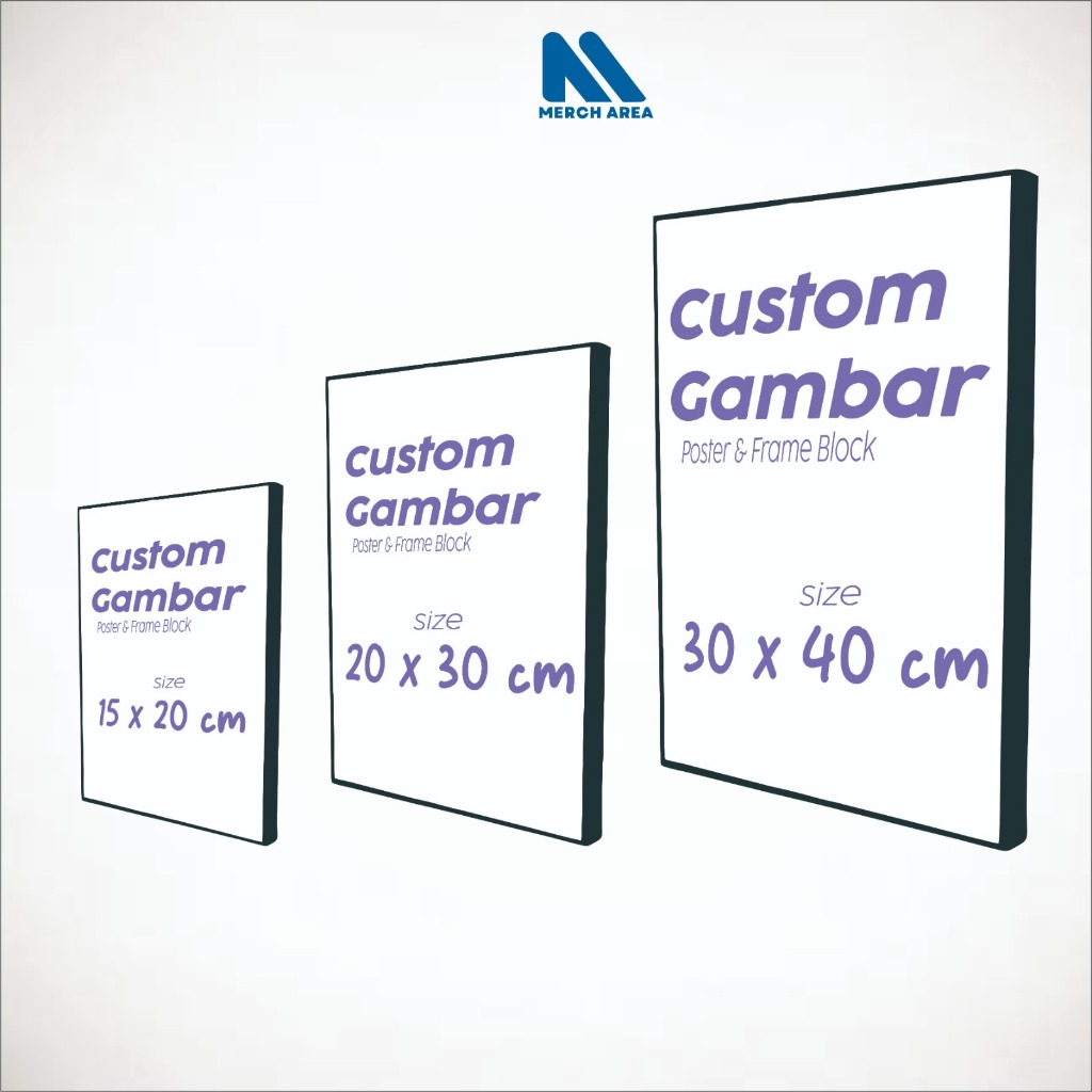 TERMASUK CETAK FOTO FRAME BLOK atau PHOTO BLOK UKURAN 15X20, 20X30, dan 30X40