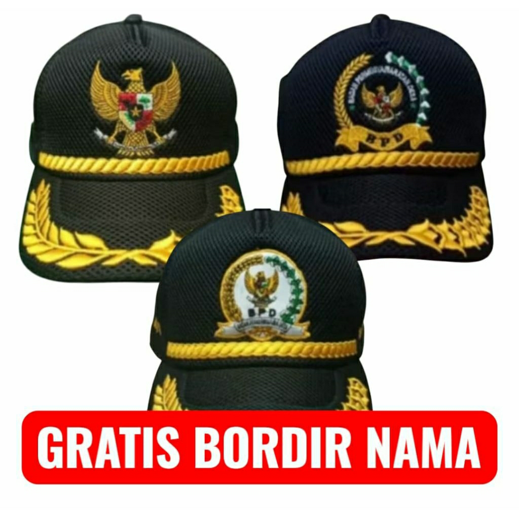 TOPI BPD/ TOPI BADAN PERMUSAWARATAN DESA/ BPD/TOPI