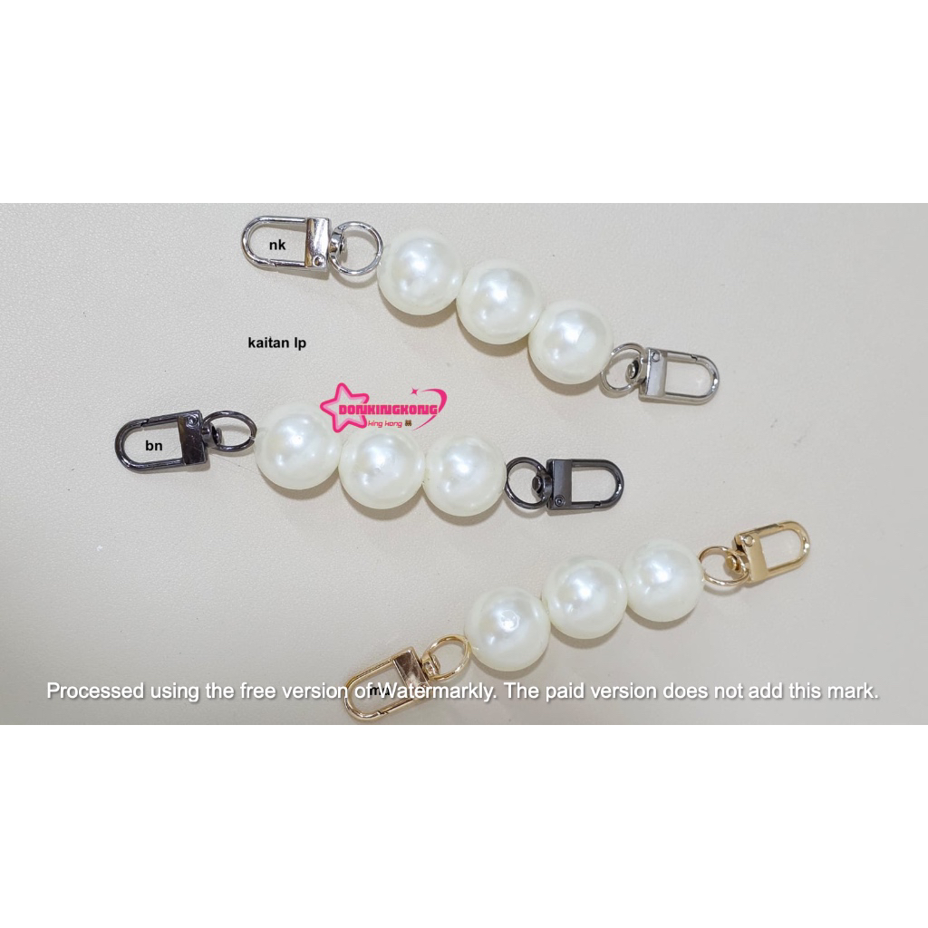 SAMBUNGAN TALI TAS ( STRAP TALI TAS) MUTIARA 20 MM PREMIUM/ PCS