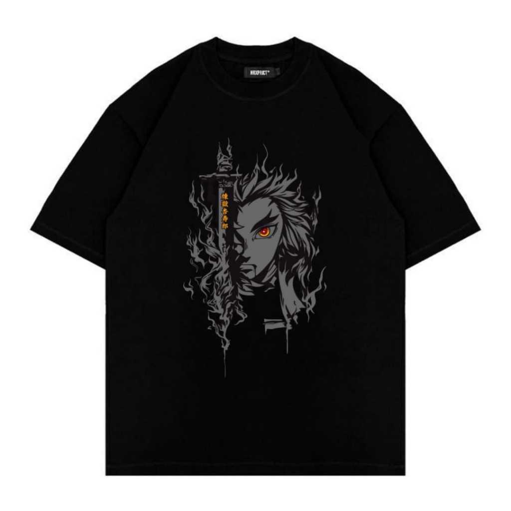 Graphify X Demon Slayer Series T-Shirt Regular /  Unisex | Rengoku / Demon Slayer T Shirt