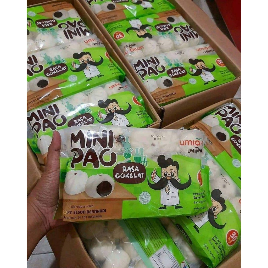 

UMIAMI MINIPAO COKLAT ISI 15 FROZEN FOOD