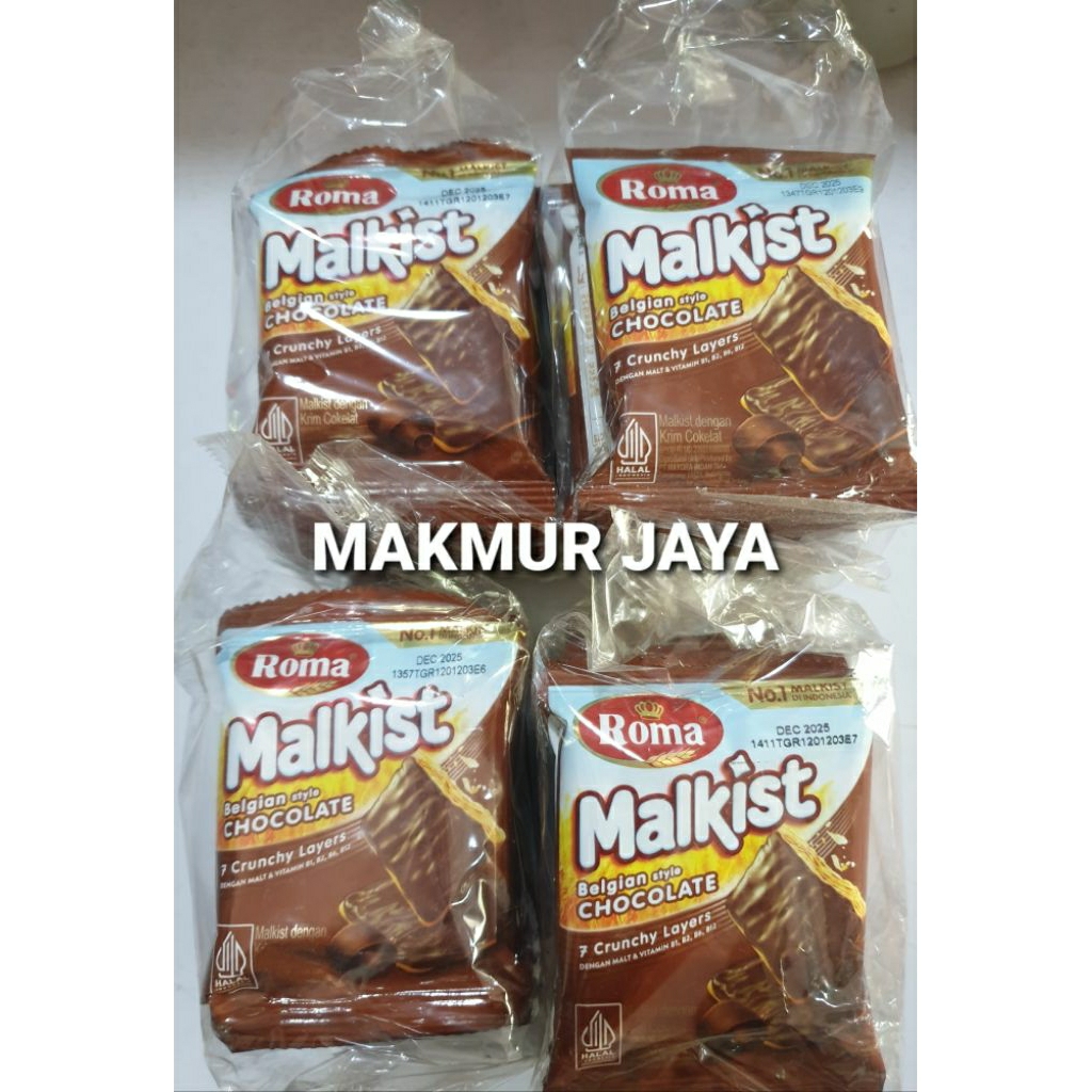 

MALKIST ROMA dengan Krim rasa Cokelat ( 1 Pack isi 10 Bungkus)