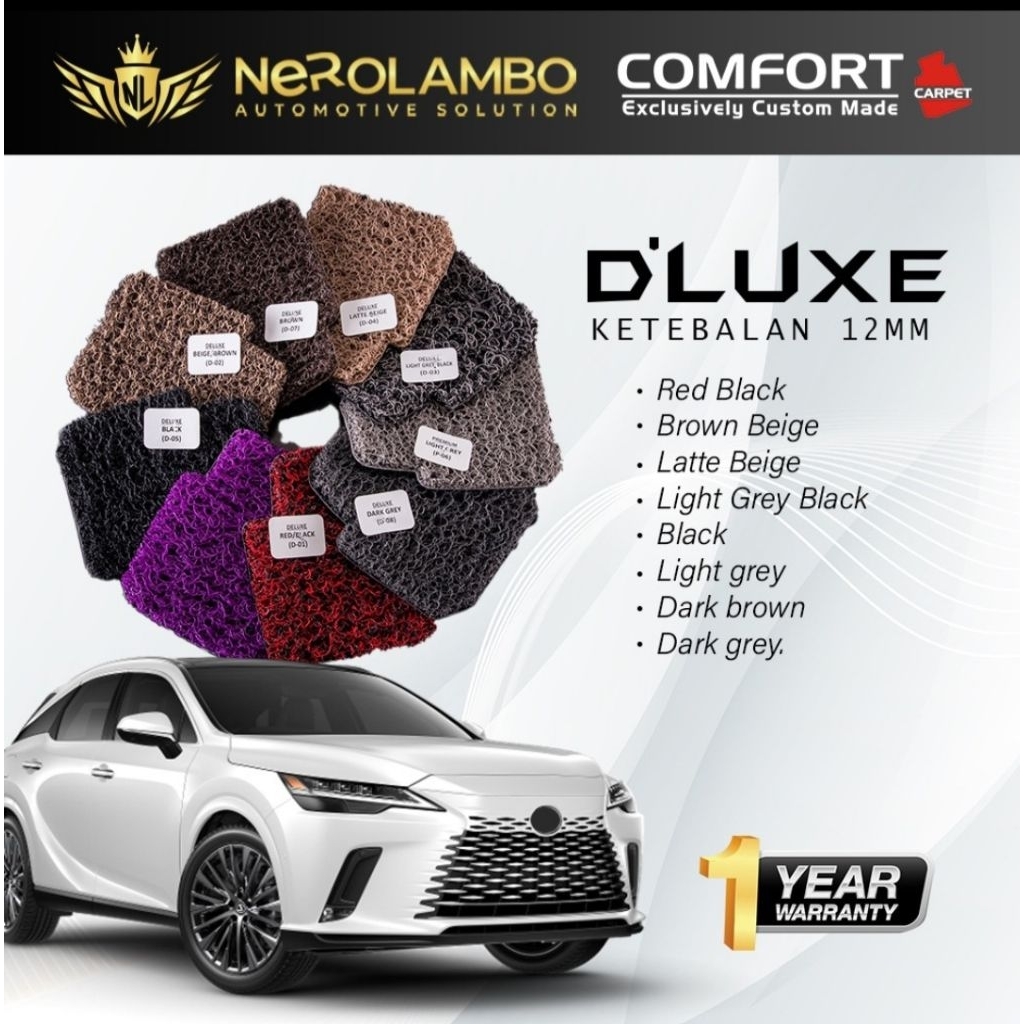 Karpet Comfort Deluxe 12mm Hyundai Genesis G80