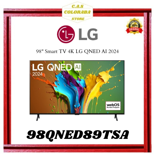 TV LG 98QNED89TSA SMART TV 98 INCH QLED LED 4K UHD 98QNED 98QNED89 SMATY TV LG 98 INCH