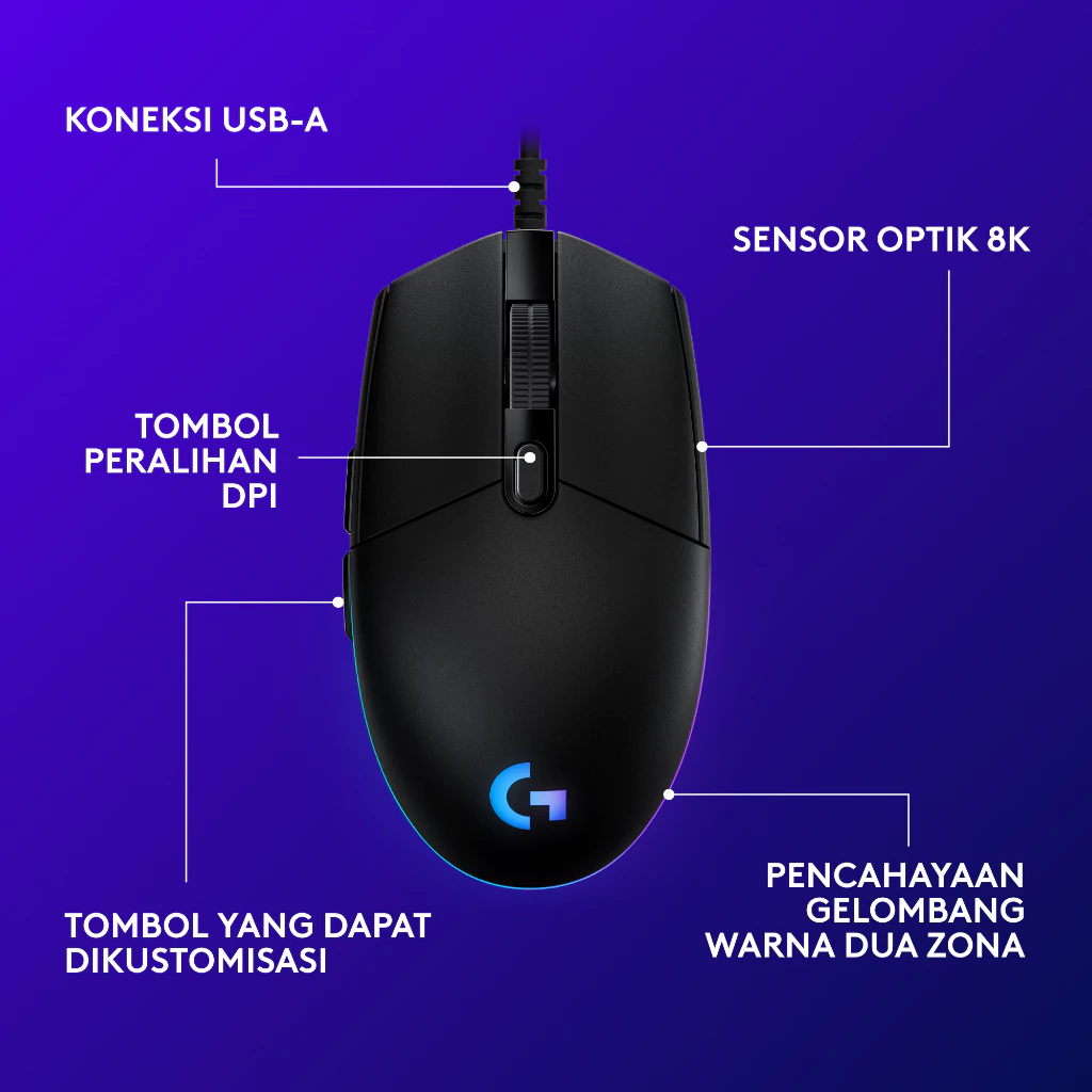 [LOOP] Logitech G203 Mouse Gaming Wired RGB