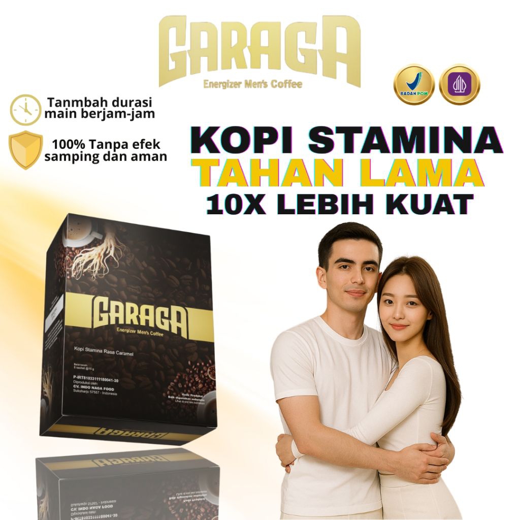 

Garaga Kopi Stamina Tahan lama Suplemen Harian Herbal ISi 5 Sashet HALAL Dan Terdaftar BPOM