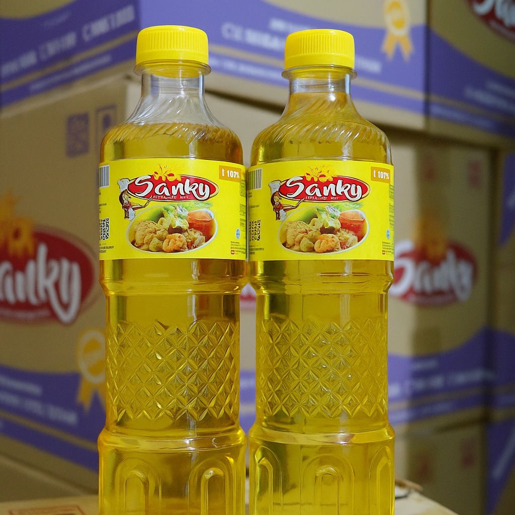 

Minyak Goreng Sanky 1 Dus isi 12 Botol 700ml – Minyak Nabati Sehat Jernih Berkualitas & Ekonomis