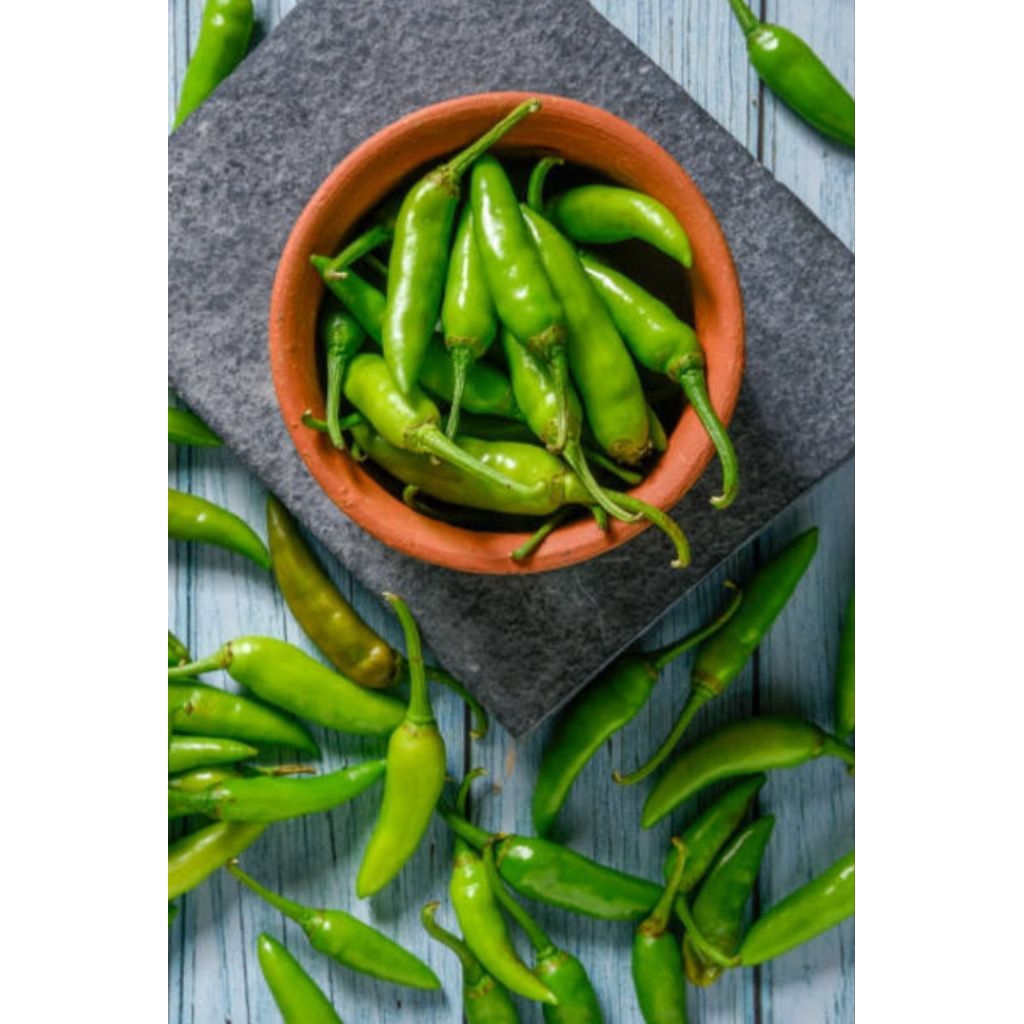 

cabai rawit hijau segar paket hemat/500 gram