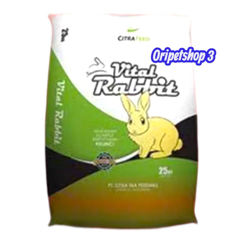 citra feed citrafeed vital rabbit 25kg pakan pelet kelinci 25 kg