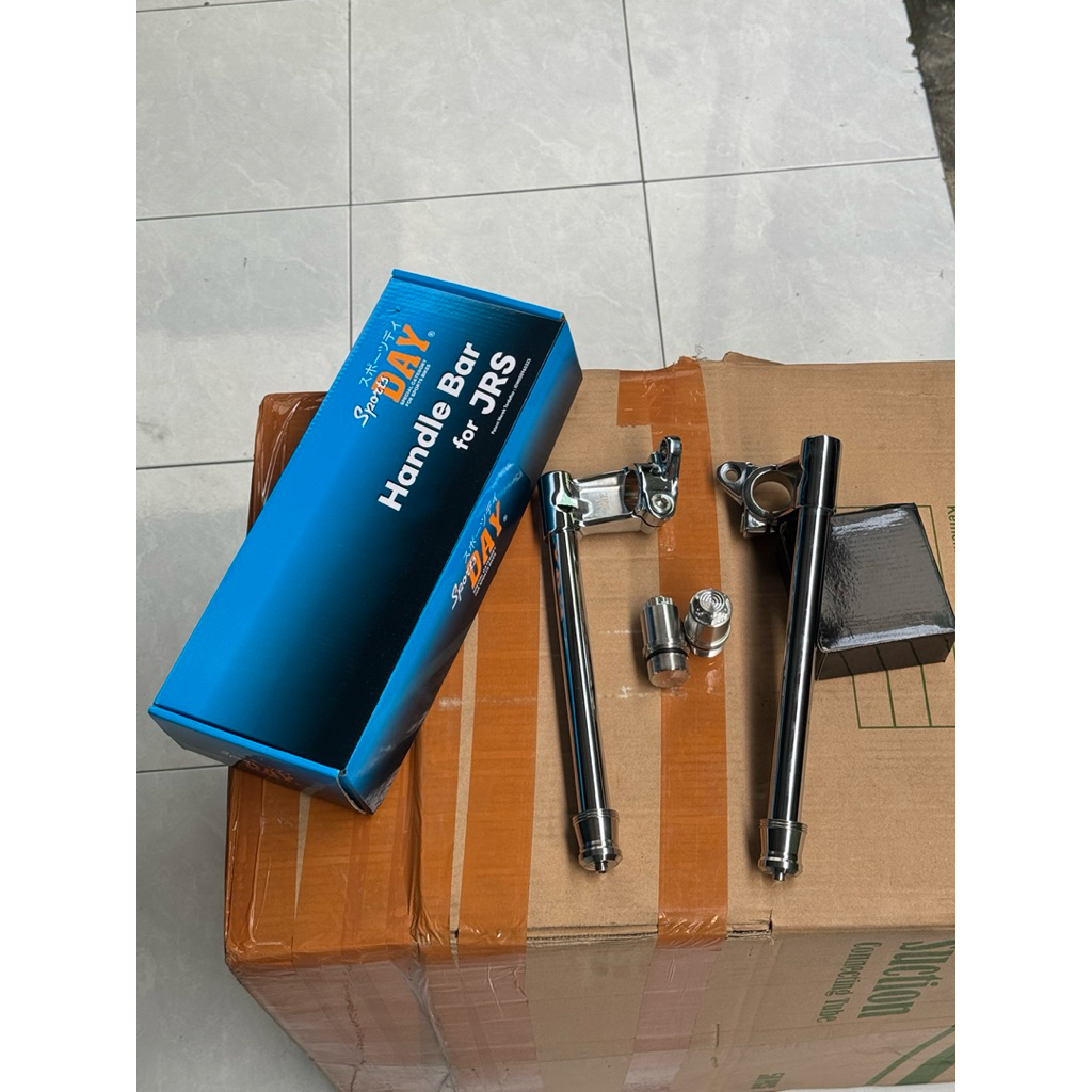 (BISA COD) STANG JEPIT STANG STIR JRS SPORTS DAY SET JALU STENLIS DAN PENINGGI SHOCK DEPAN PNP AS 33