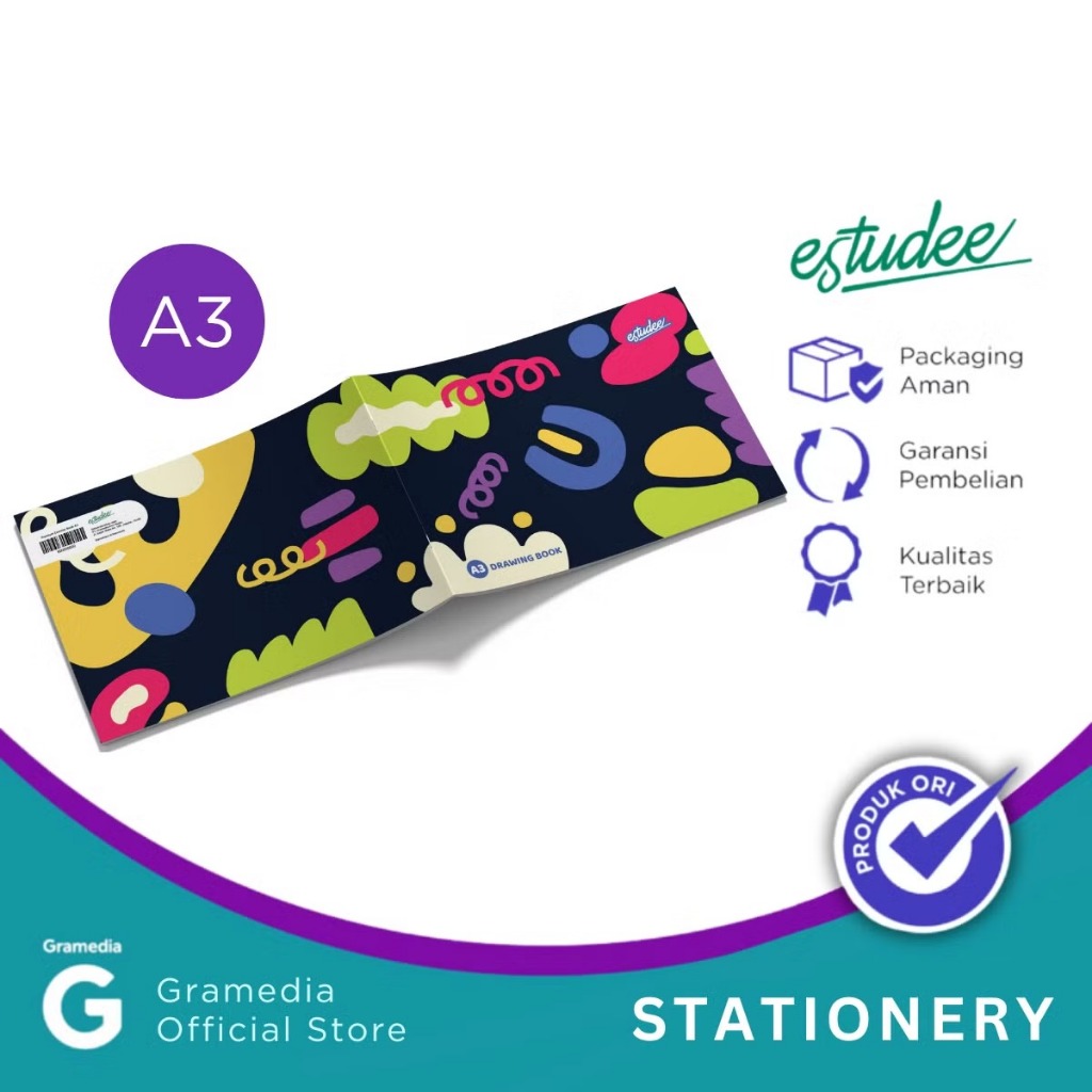 

Gramedia Karawaci - Estudee Drawing Book A3 K Doodle