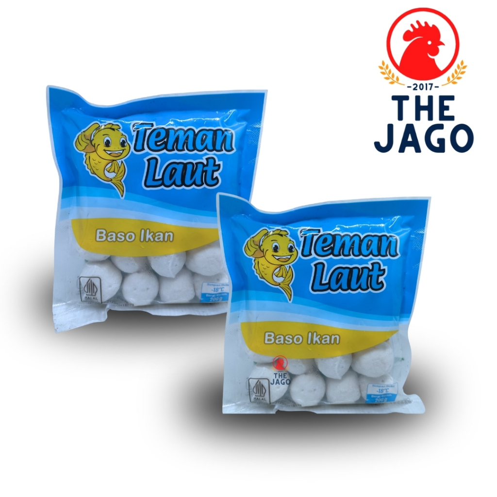 

Teman Laut Baso Ikan 200gr Bakso Ikan Premium Halal Frozen Food