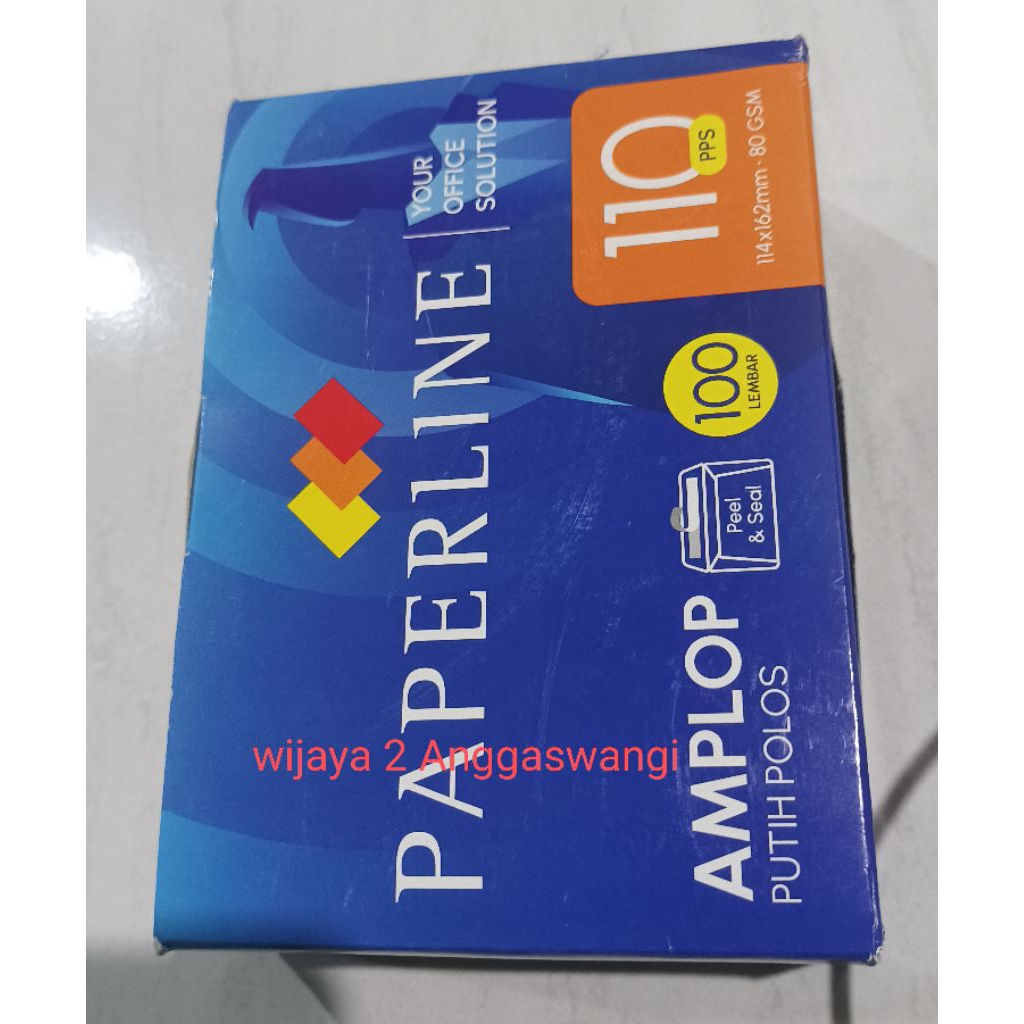 

Amplop Putih PEPERLINE 110 PPS berperekat