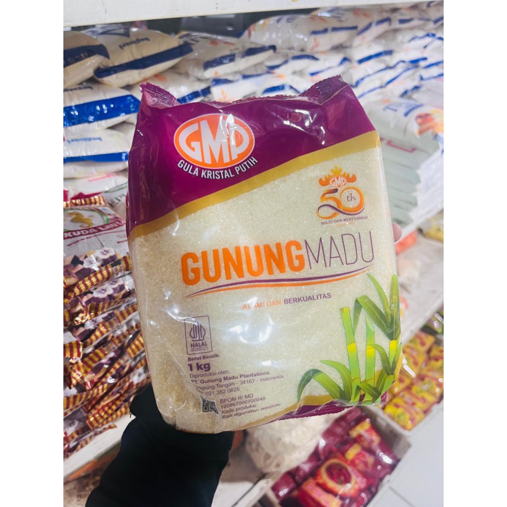 

Gula pasir GMP gunung madu 1kg