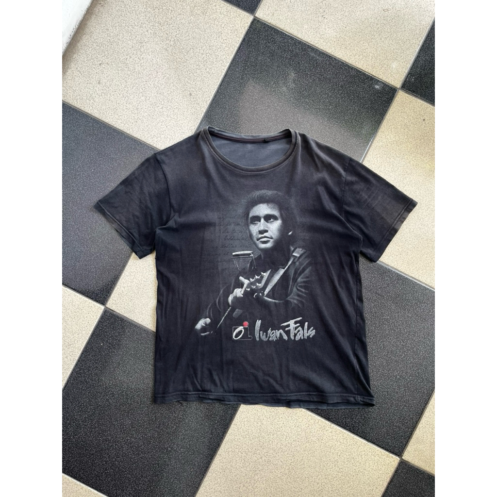 Vintage Kaos Iwan Fals / Kaos singer Band second