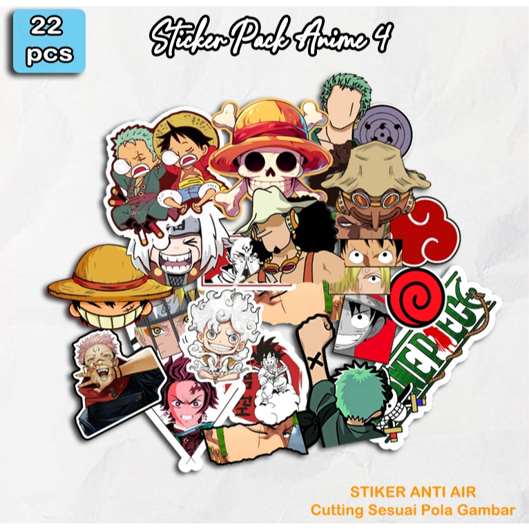 

Sticker Pack Anime Jepang Waterproof Dan Tahan Panas - Sudah Di Cutting Tinggal Tempel