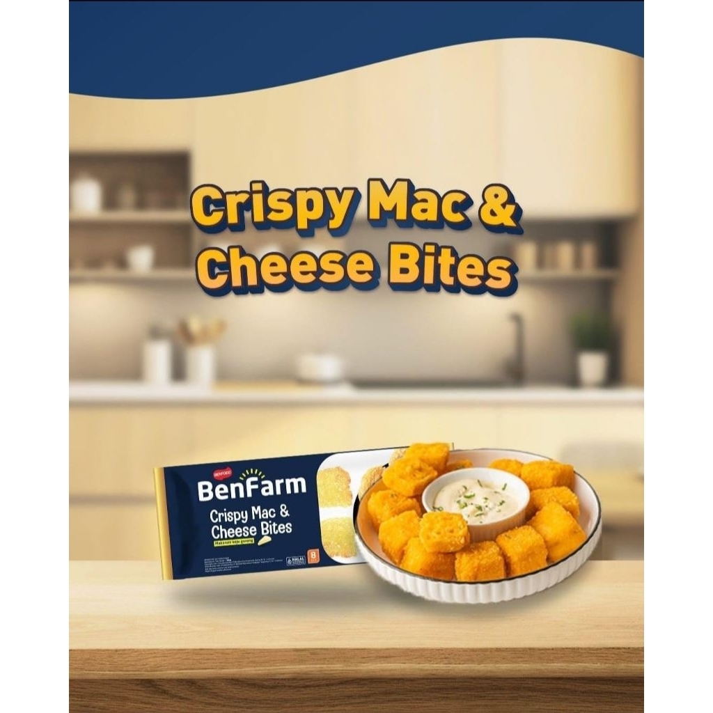 

BENFARM CRISPY MAC & CHEESE BITES 180gr