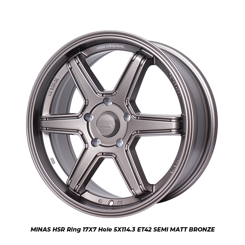 velg mobil Mazda3, Mazda5, Mazda6, CX3, CX5, CX7, CX9, RX8, VX1 hsr minas R17 bronze