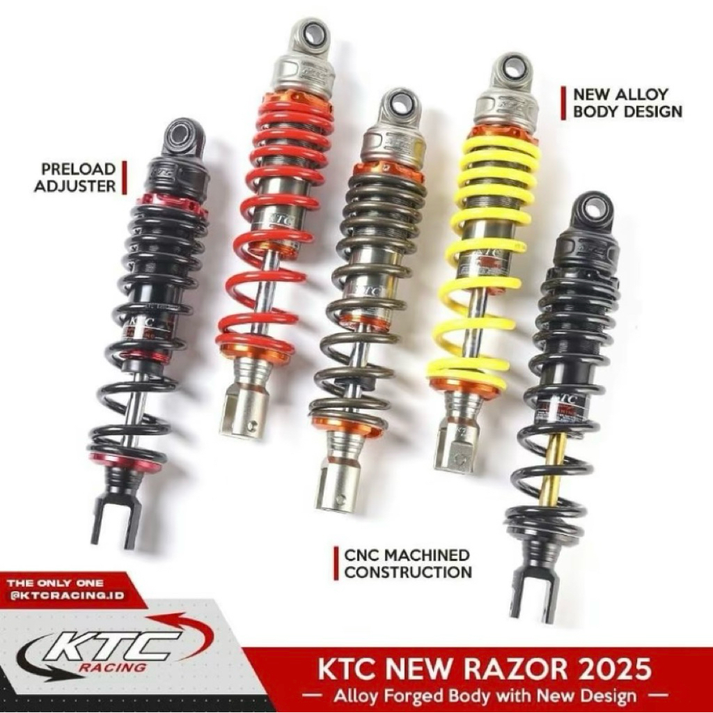 SHOCKBREAKER KTC RACING RAZOR PRO NON KLIK 300 325 340 NON TABUNG MIO VARIO BEAT SCOOPY FINO DLL Sho