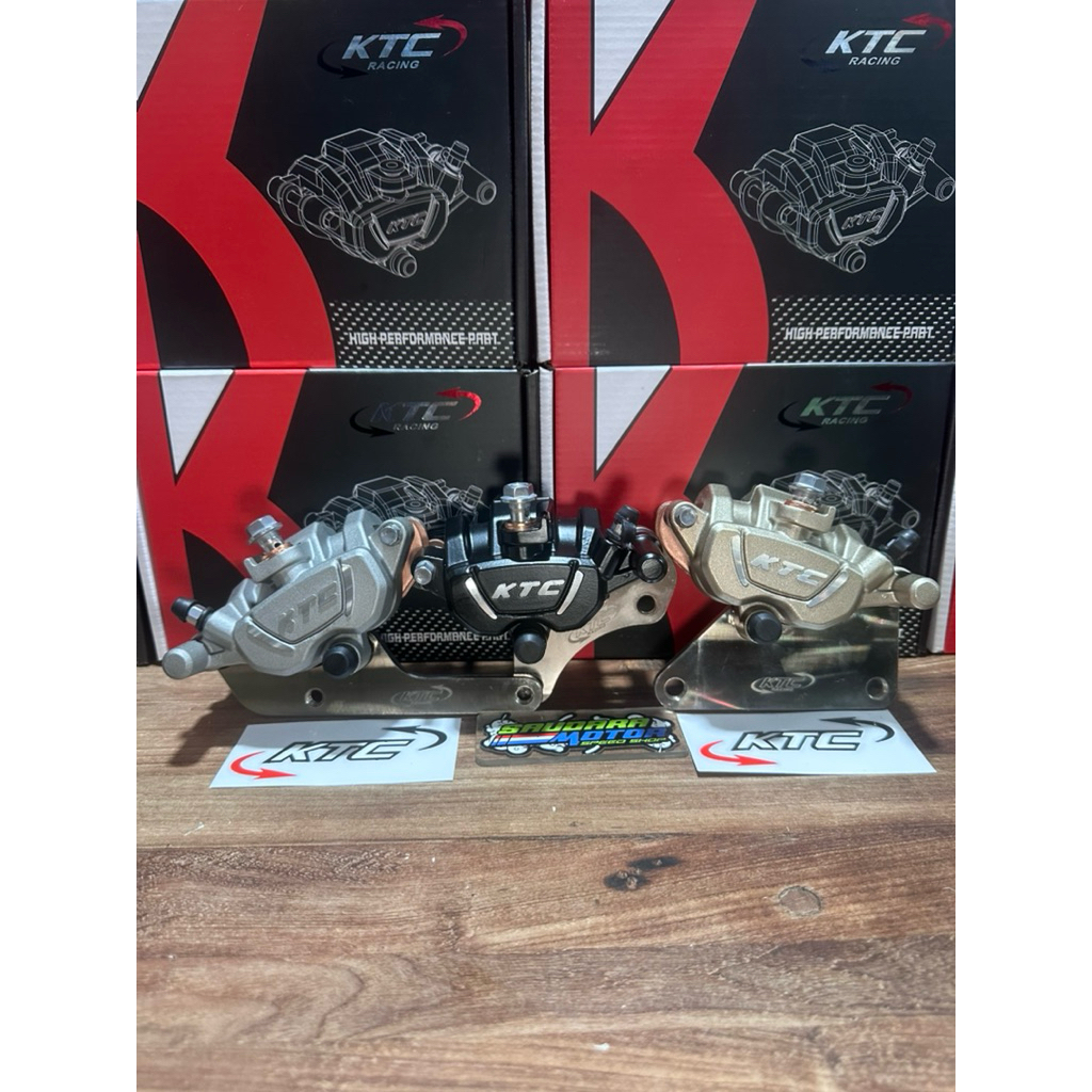 CALIPER KALIPER KEPALA BABI DEPAN KTC RACING HYLOZ 2P DISC 260MM BEAT | VARIO 110/125/150 | SCOOPY |
