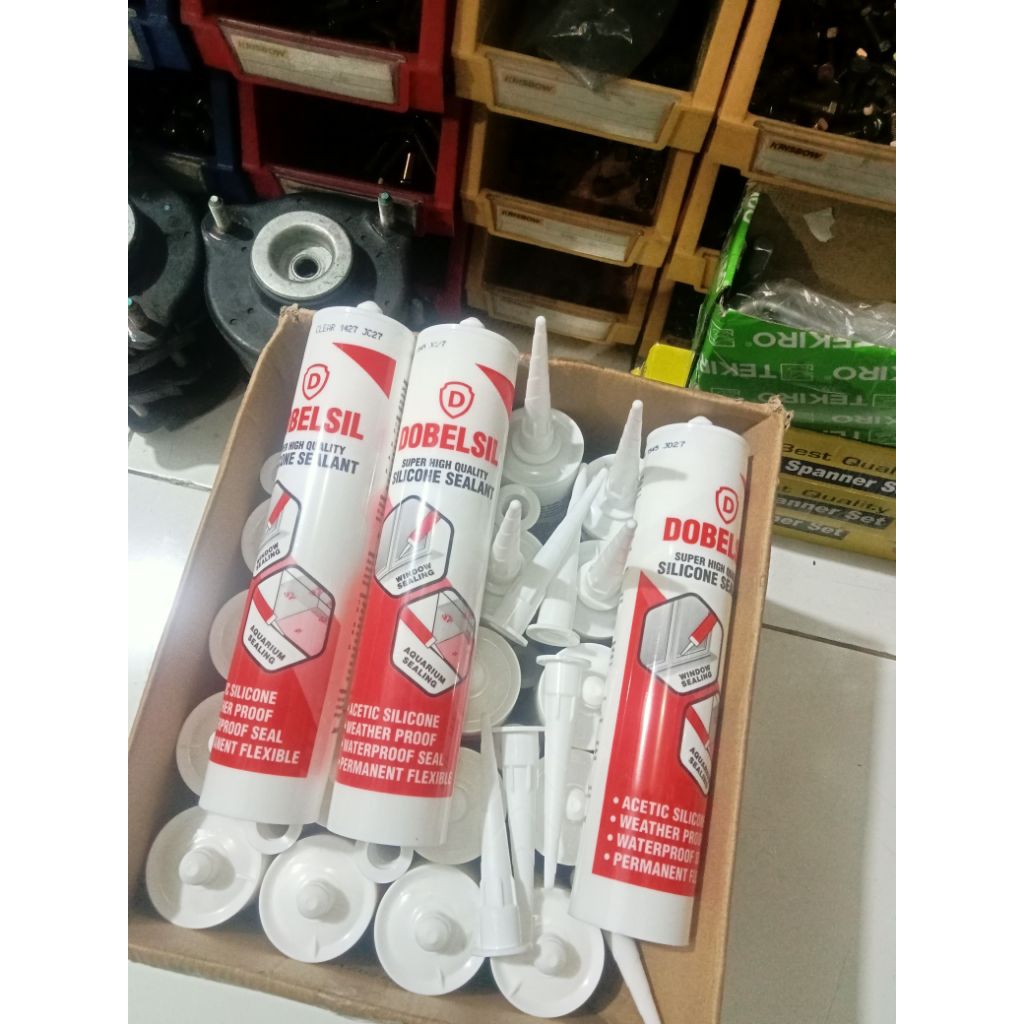 Silent kaca , silent kaca mobil , silent kaca aquarium tersedia warna putih, hitam, clear