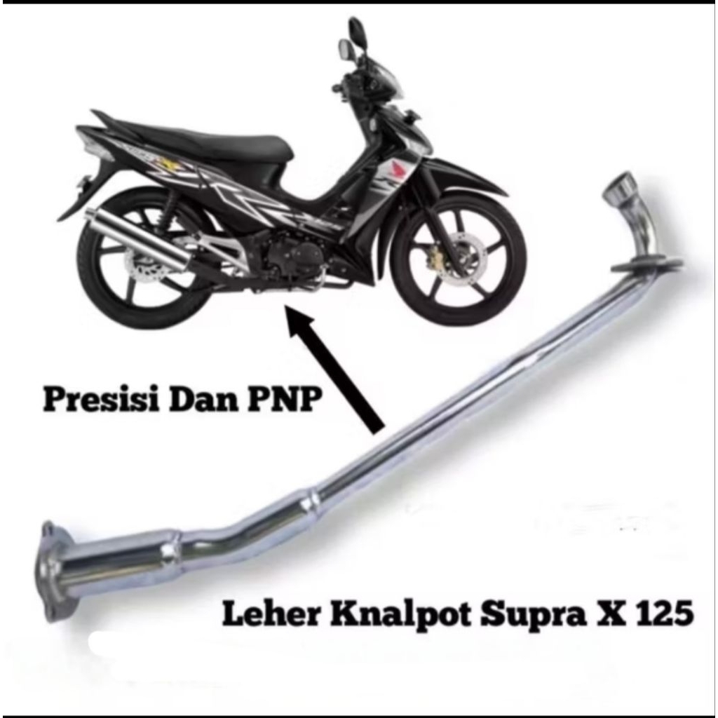 leher knalpot standar original supra x 125